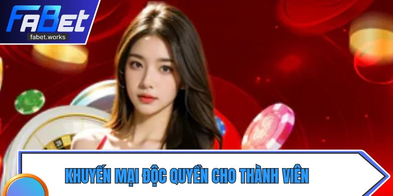 Các khuyến mại đặc quyền dành cho thành viên của Fabet