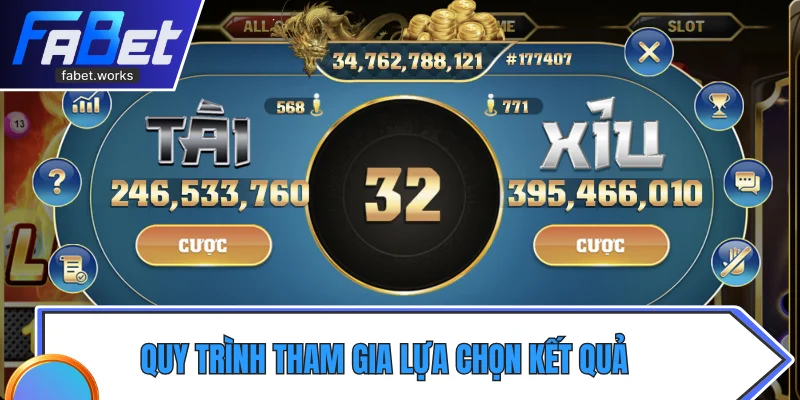 Quy trình tham gia lựa chọn kết quả